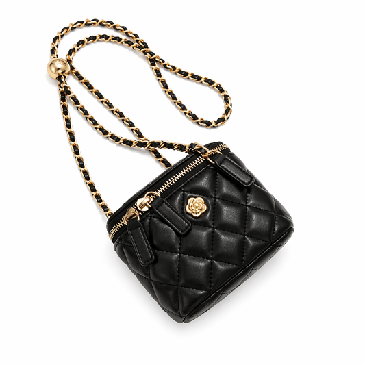 Mini Bucket Bag with Chain