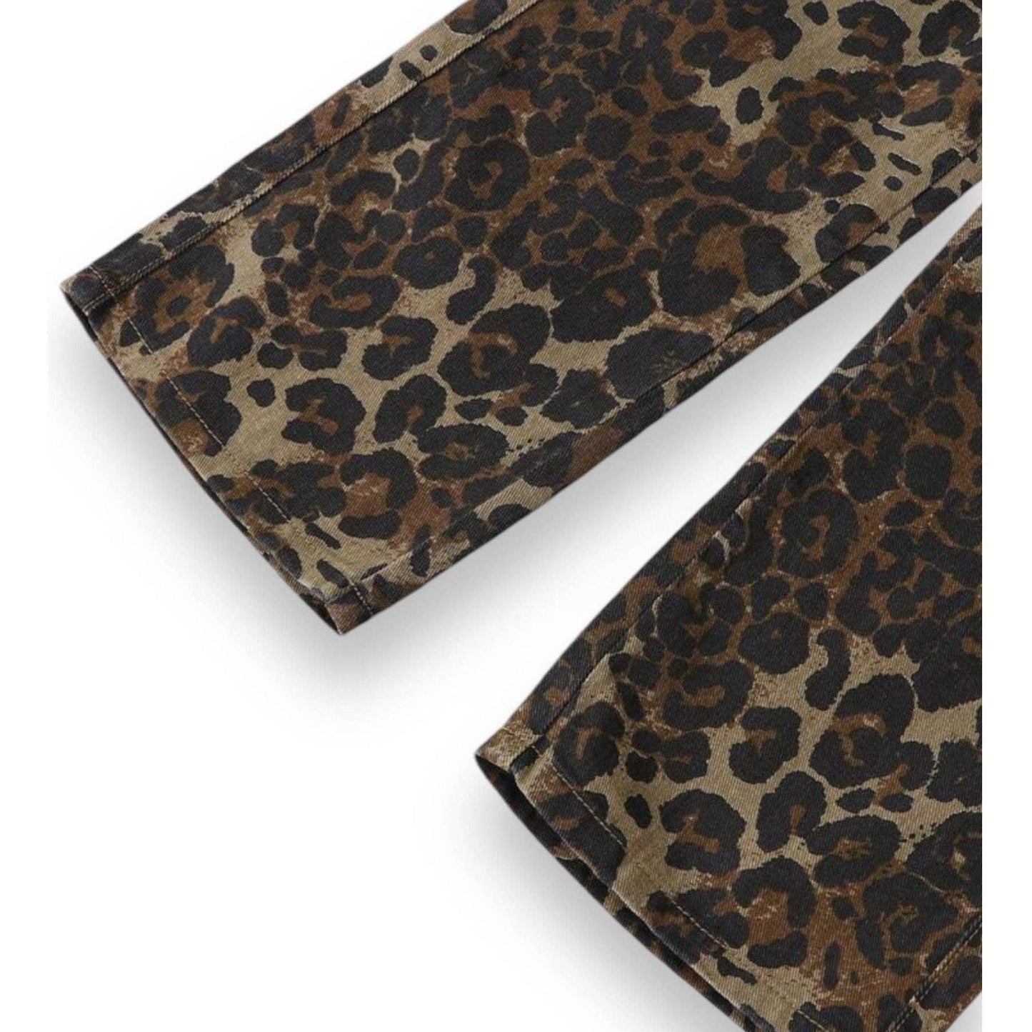Leopard Cargo Pants