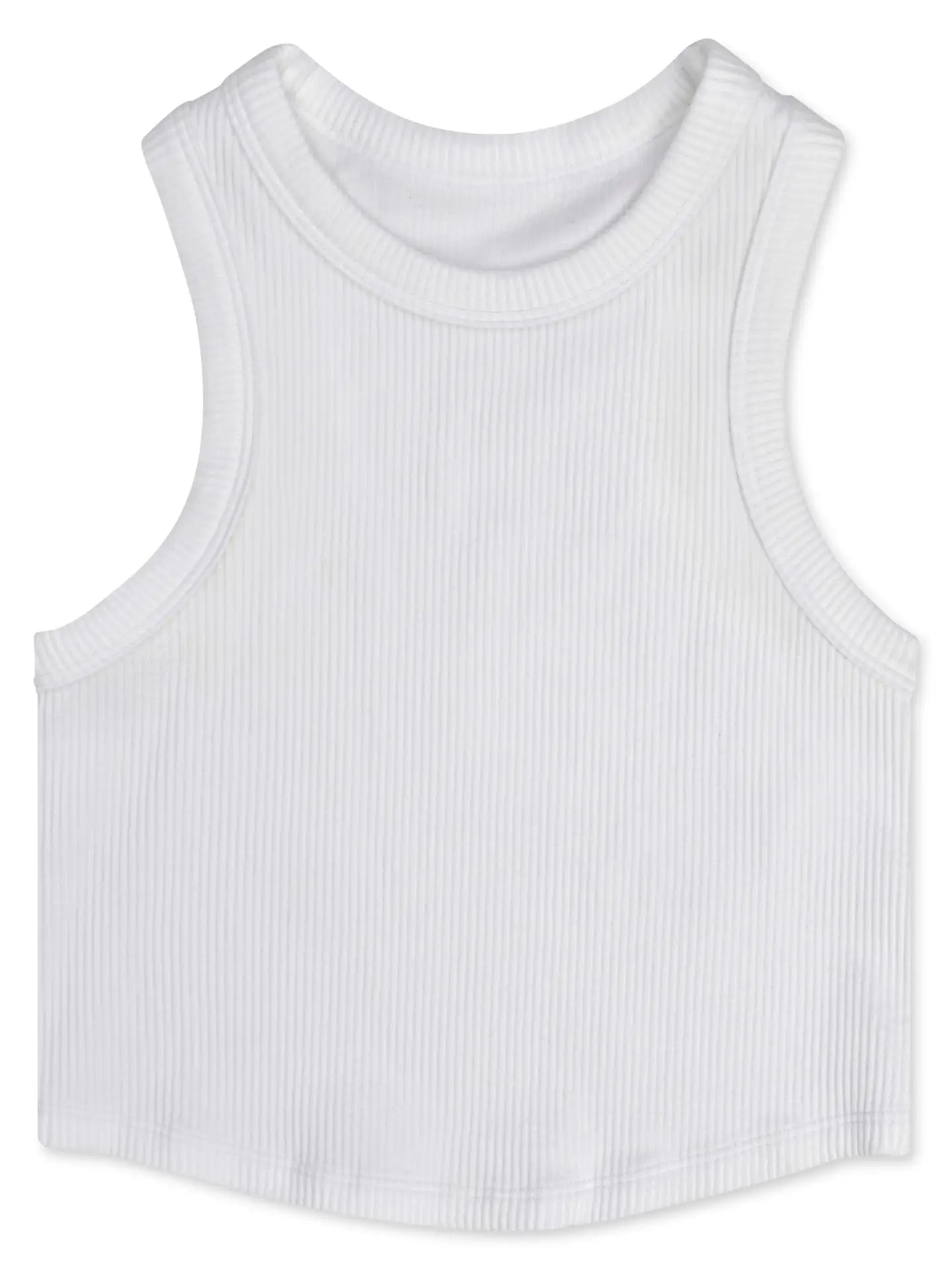 Cropped Racer Back Tank