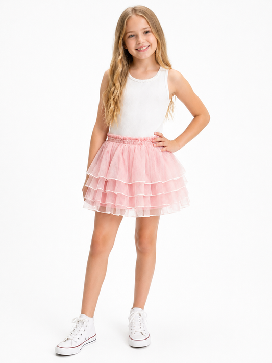 Tiered Mesh Tutu Skirt