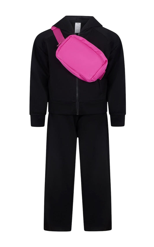 Three Piece Jacket, Pant, and Bag Set