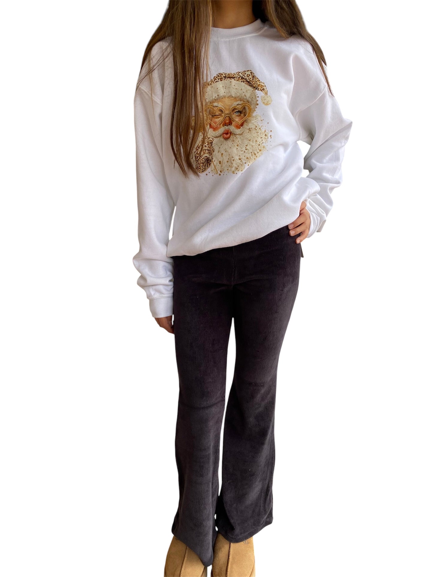 Leopard Santa Sweatshirt