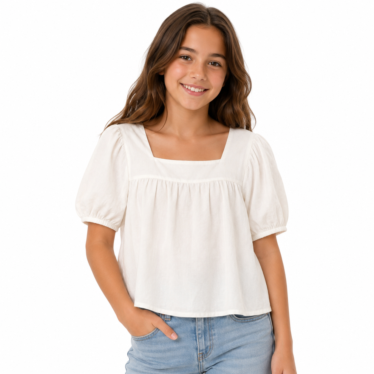 Linen Look Top