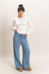 Ribbed Henley