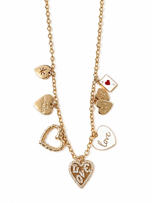 Love Heart Charm Necklace