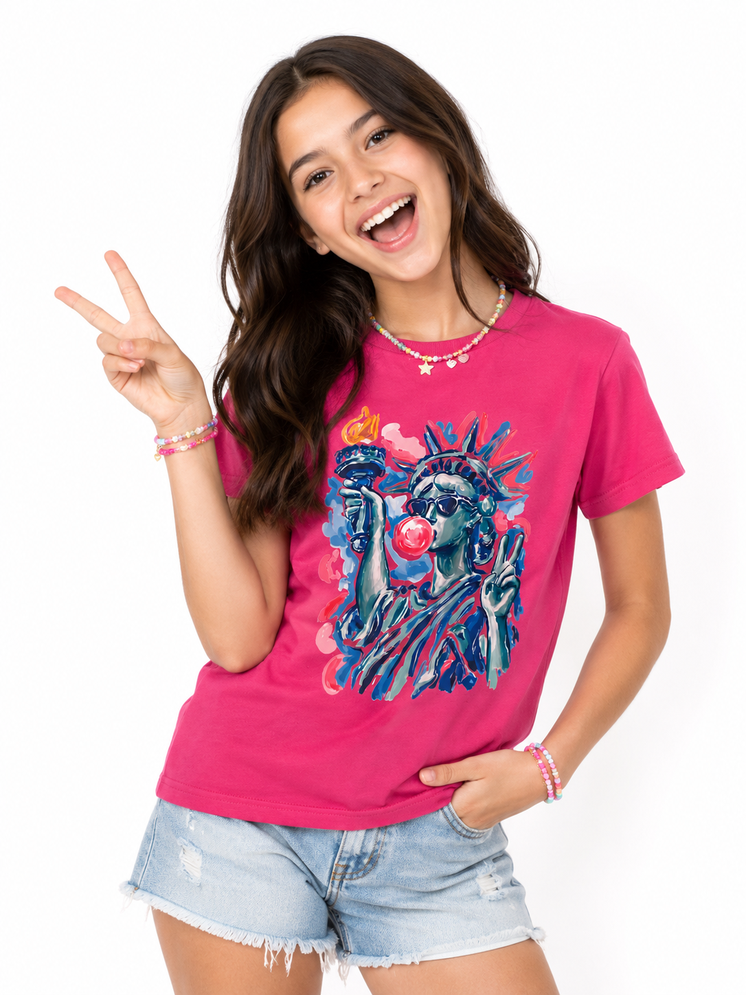 Bubble Gum Liberty T-Hirt