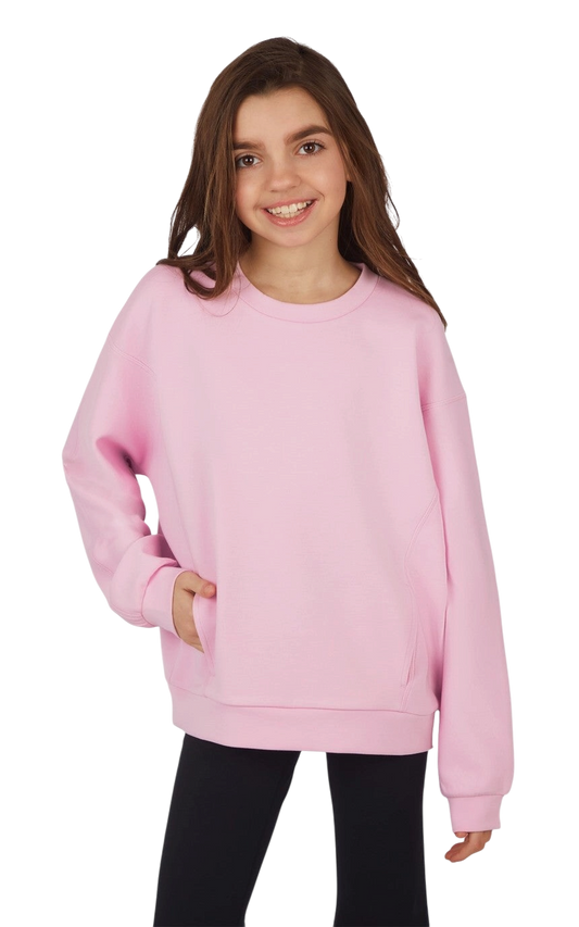 Soft Scuba Zuri Crew Neck Everyday Sweatshirt