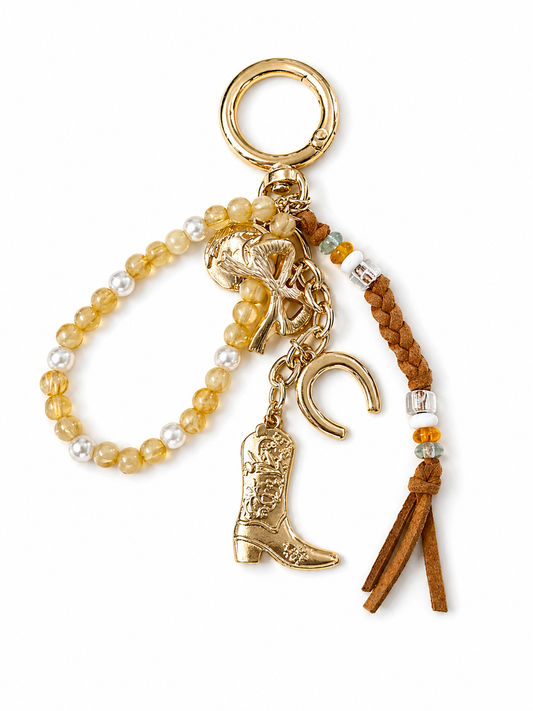 Western Bow Bag Charm