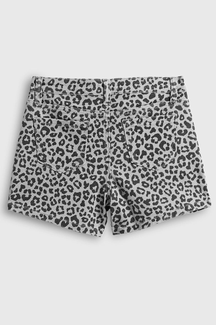 Asymmetrical Print Skort